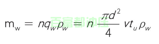 冷卻水道的計(jì)算公式1