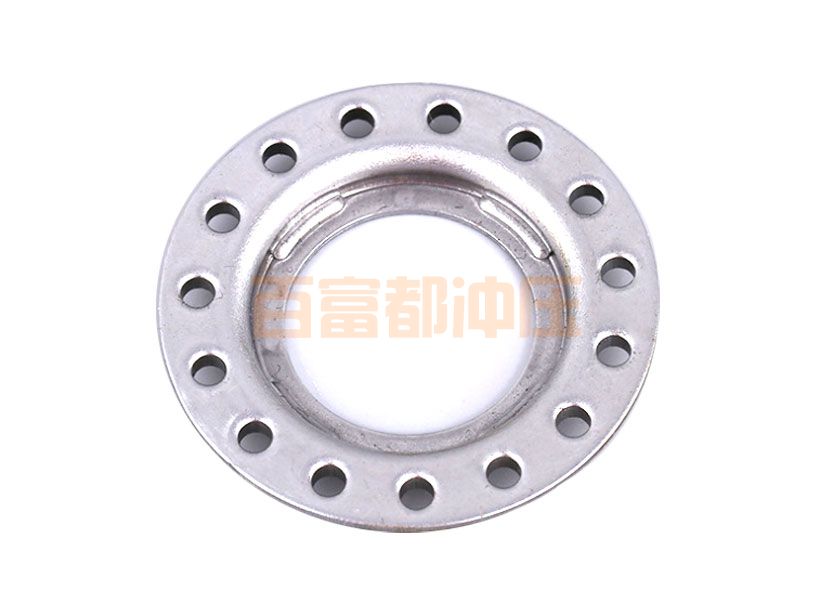 汽車剎車彈簧定位底座多孔沖壓